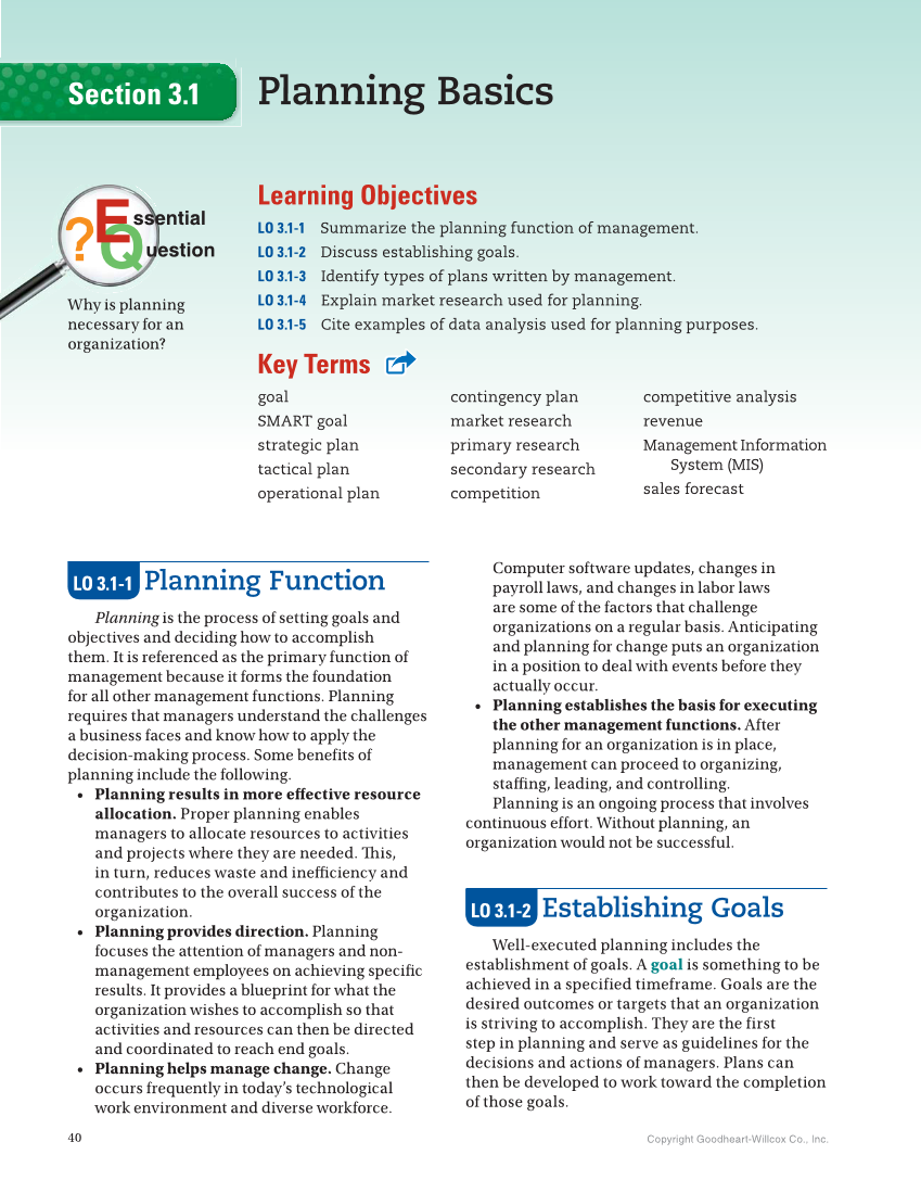 Principles of Management, 1st Edition page 40