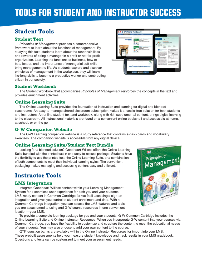 Principles of Management, 1st Edition page M6