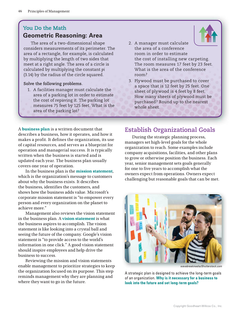 Principles of Management, 1st Edition page 46