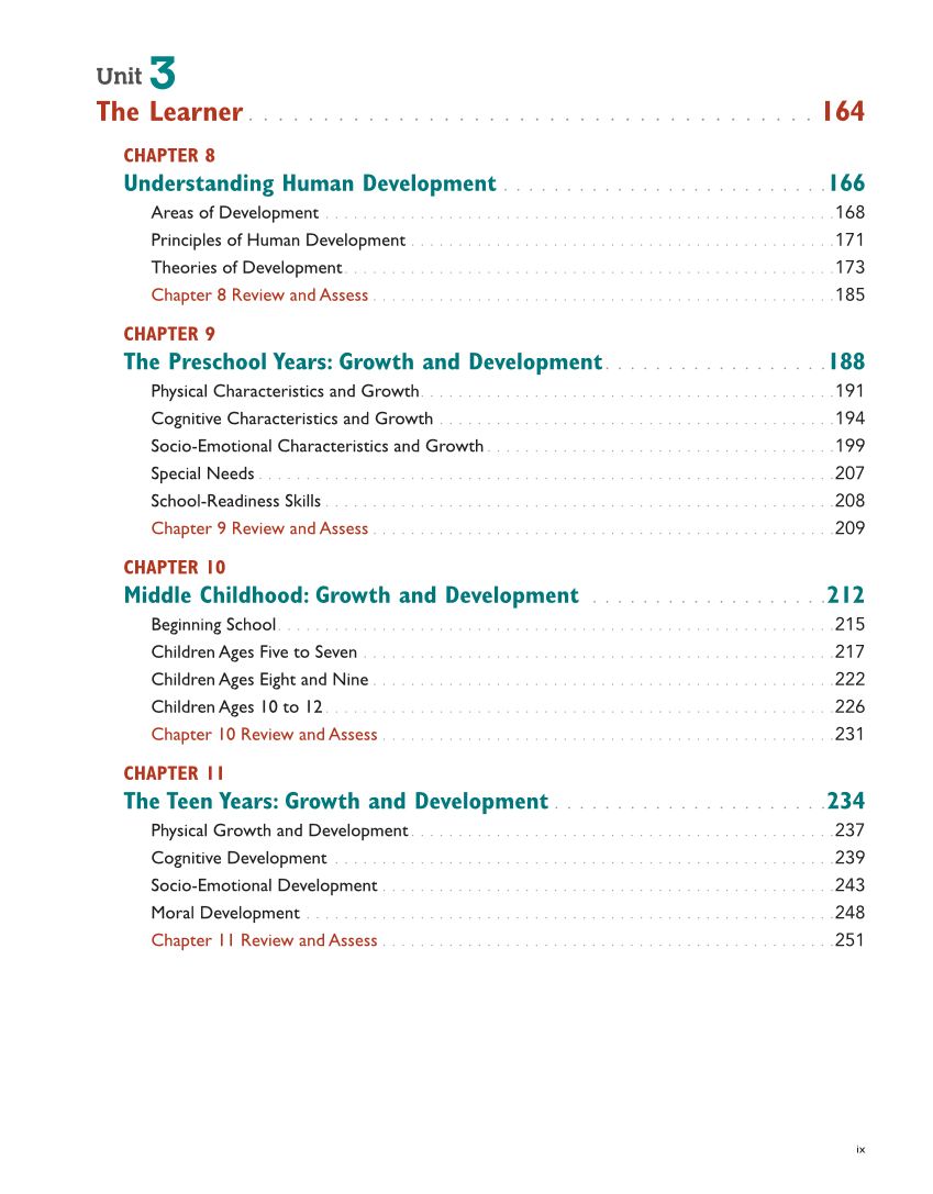 Teaching, 3rd Edition page ix