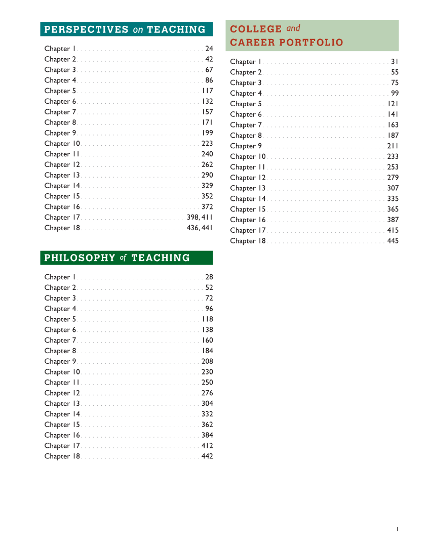 Teaching, 3rd Edition page 1