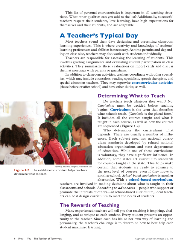 Teaching, 3rd Edition page 8