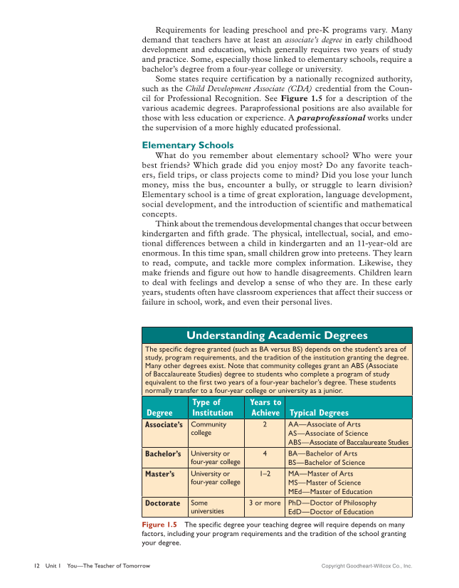 Teaching, 3rd Edition page 12