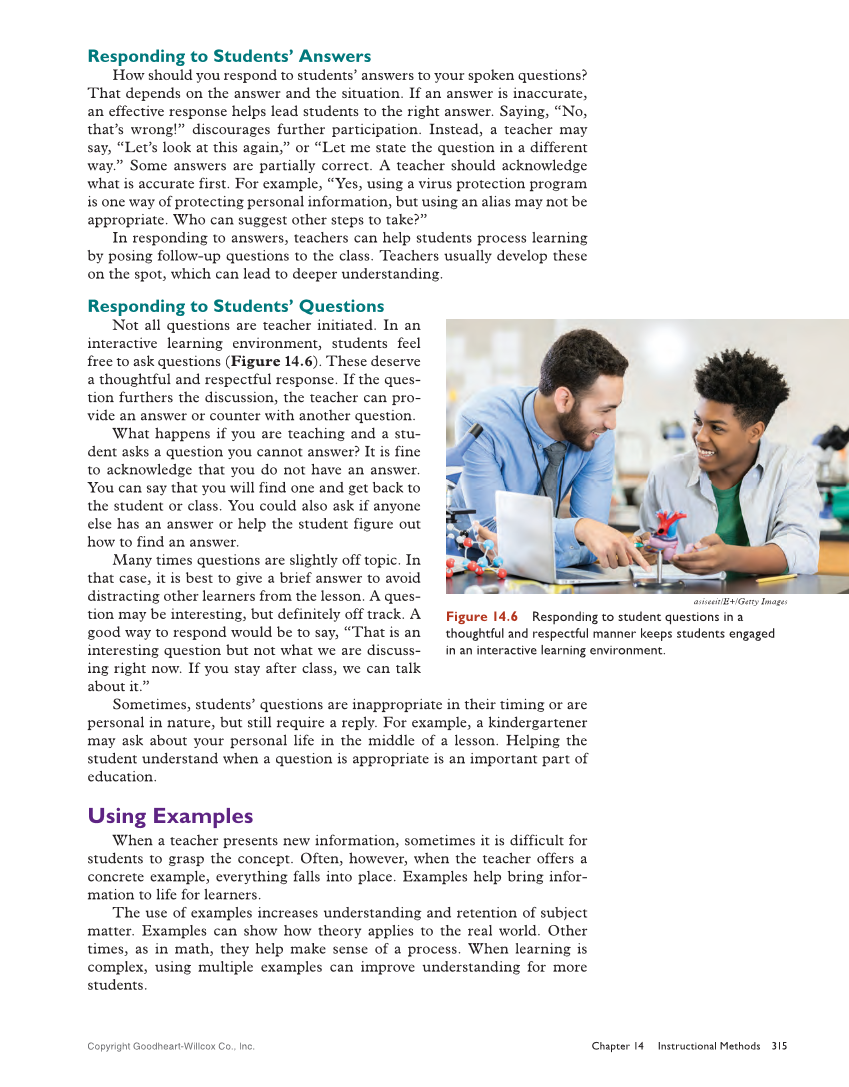 Teaching, 3rd Edition page 315