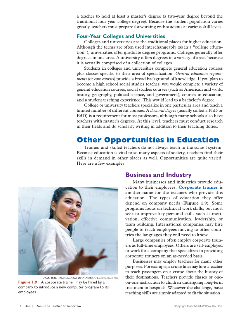 Teaching, 3rd Edition page 16