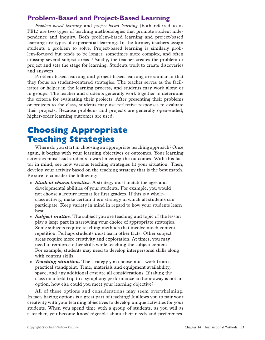 Teaching, 3rd Edition page 331