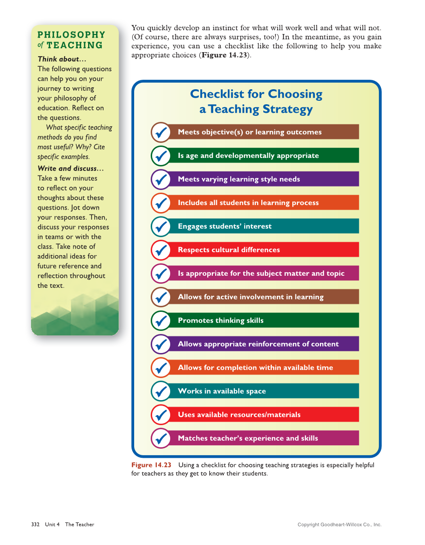 Teaching, 3rd Edition page 332