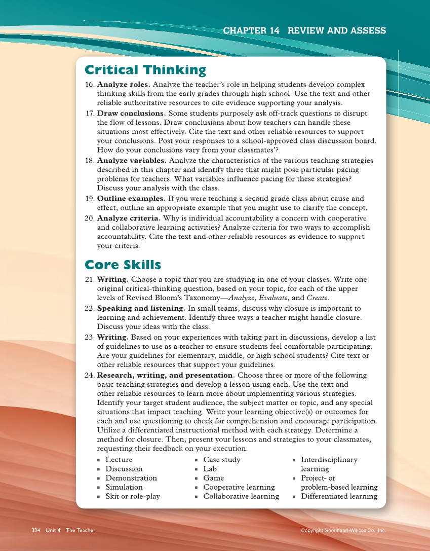 Teaching, 3rd Edition page 334