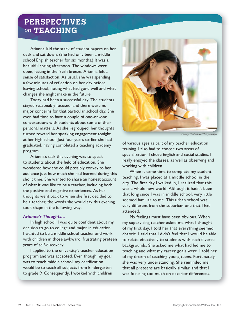 Teaching, 3rd Edition page 24