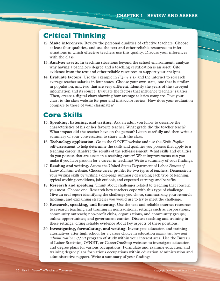 Teaching, 3rd Edition page 30