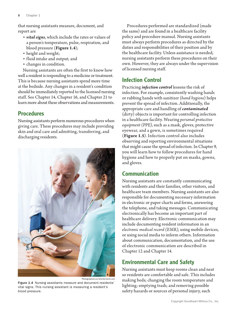 The Nursing Assistant: Essentials of Holistic Care, Brief Edition page 8