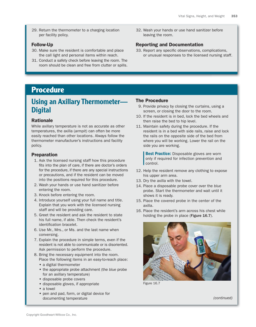 The Nursing Assistant: Essentials of Holistic Care, Brief Edition page 353