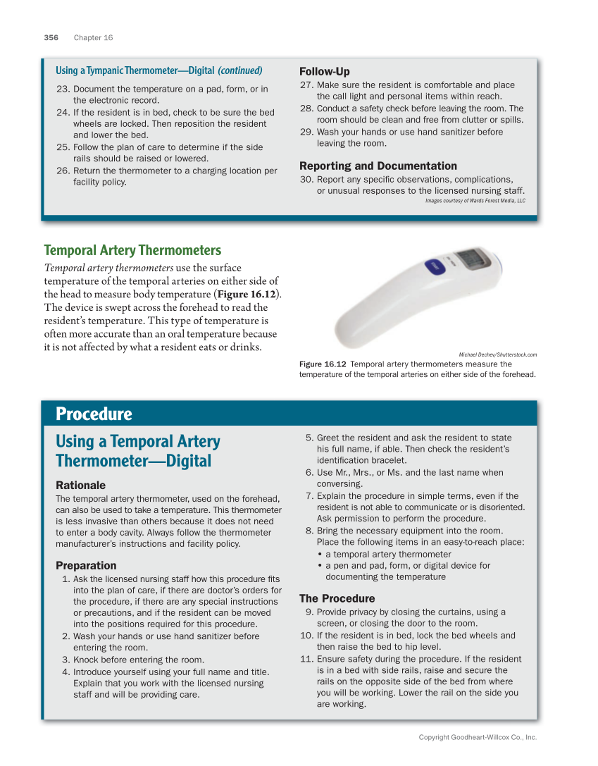 The Nursing Assistant: Essentials of Holistic Care, Brief Edition page 356