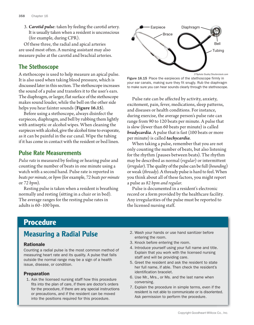 The Nursing Assistant: Essentials of Holistic Care, Brief Edition page 358