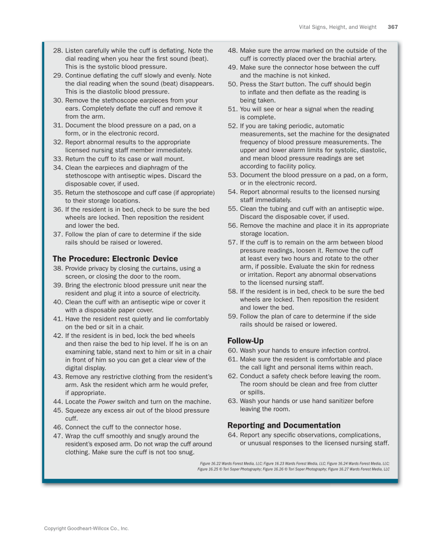 The Nursing Assistant: Essentials of Holistic Care, Brief Edition page 367