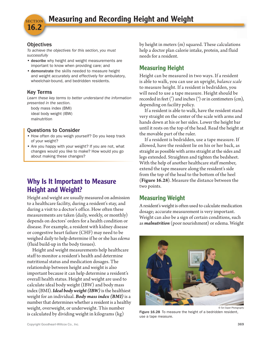 The Nursing Assistant: Essentials of Holistic Care, Brief Edition page 369