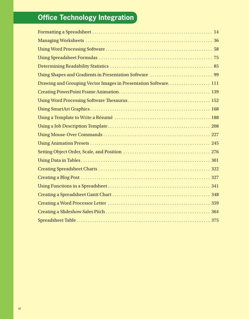 Video Game Design and Programming Concepts, 1st Edition page vi