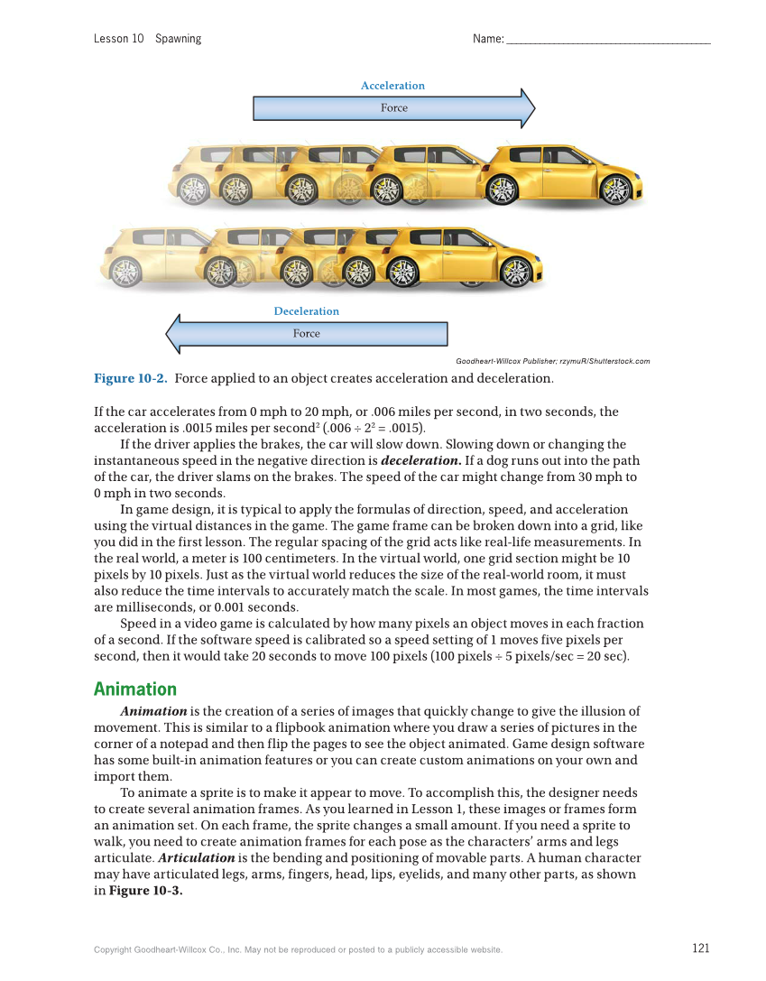 Video Game Design and Programming Concepts, 1st Edition page 121