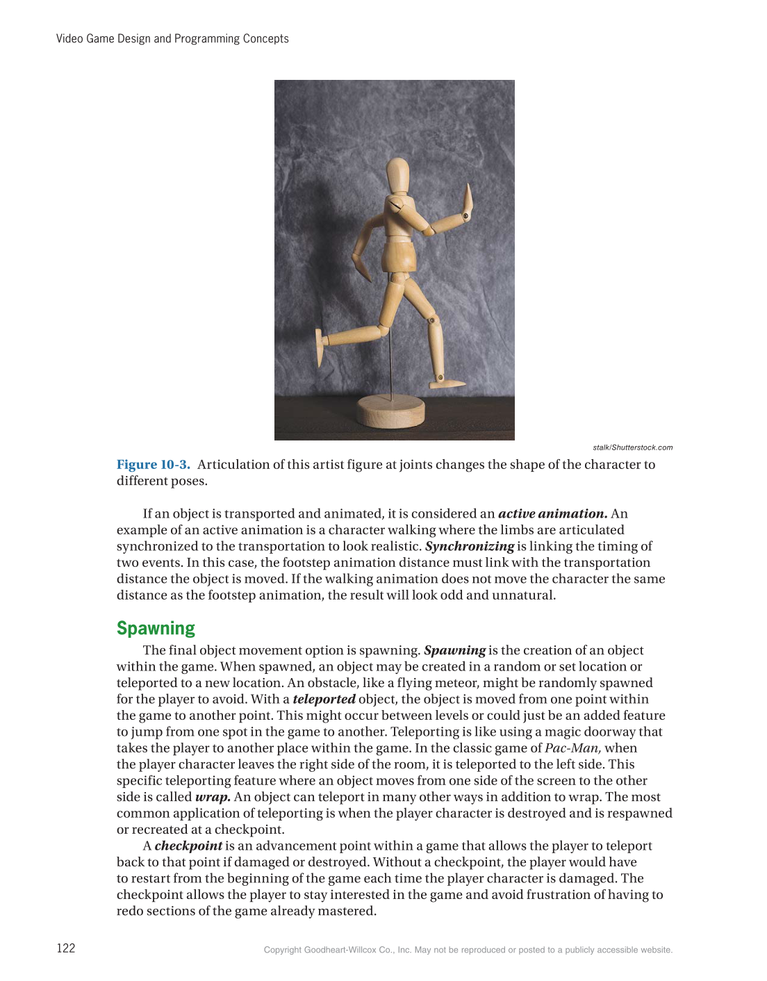 Video Game Design and Programming Concepts, 1st Edition page 122