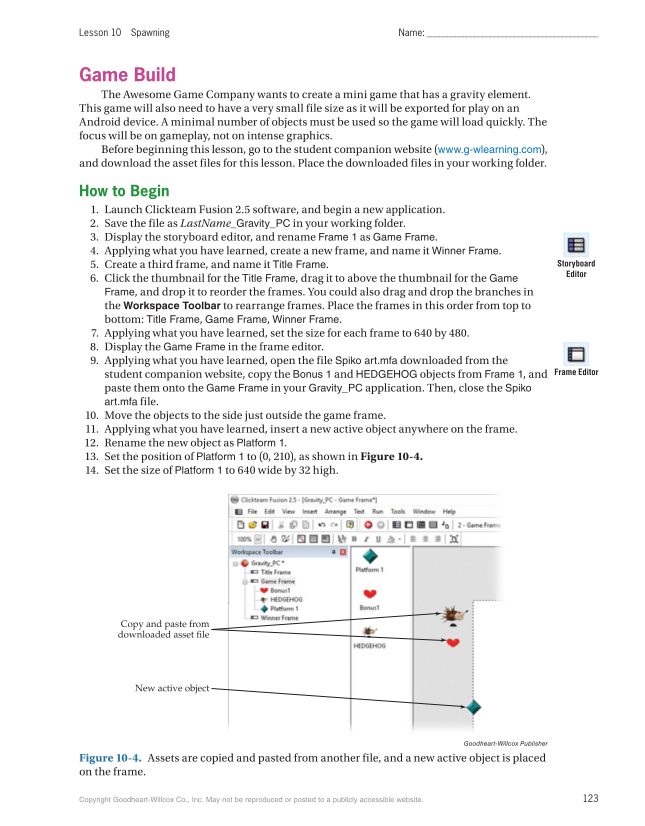 Video Game Design and Programming Concepts, 1st Edition page 123