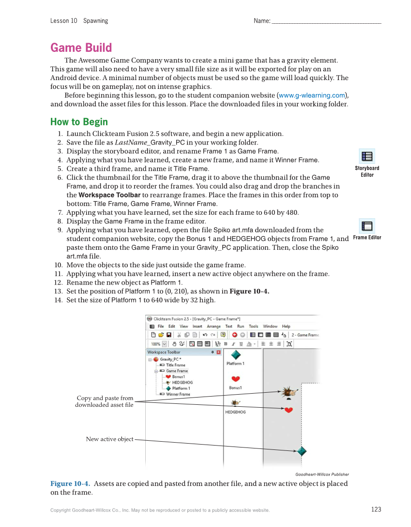 Video Game Design and Programming Concepts, 1st Edition page 123