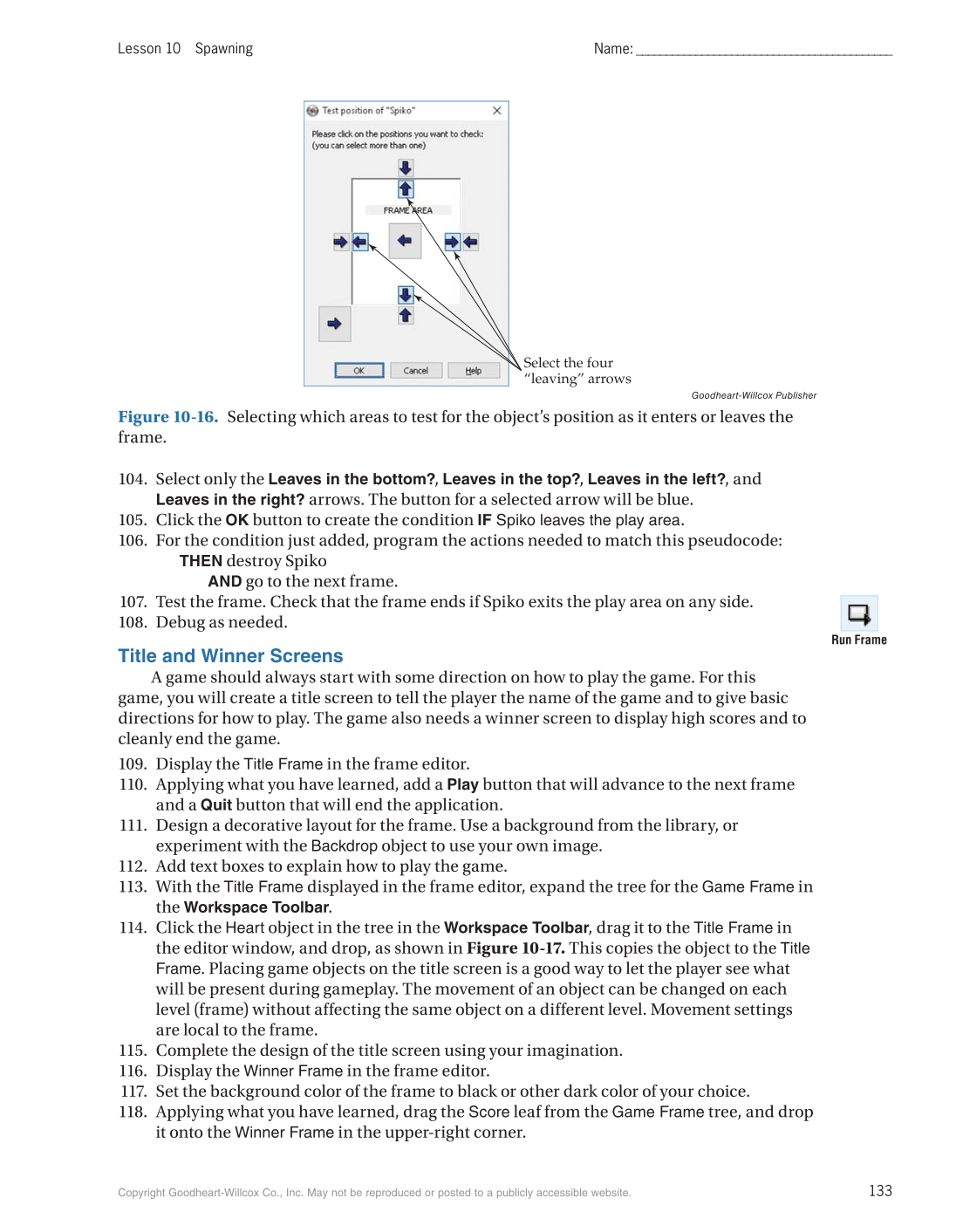 Video Game Design and Programming Concepts, 1st Edition page 133