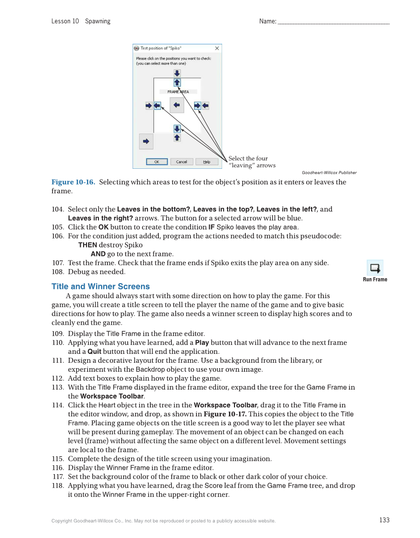 Video Game Design and Programming Concepts, 1st Edition page 133