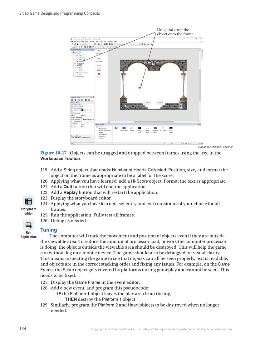 Video Game Design and Programming Concepts, 1st Edition page 134