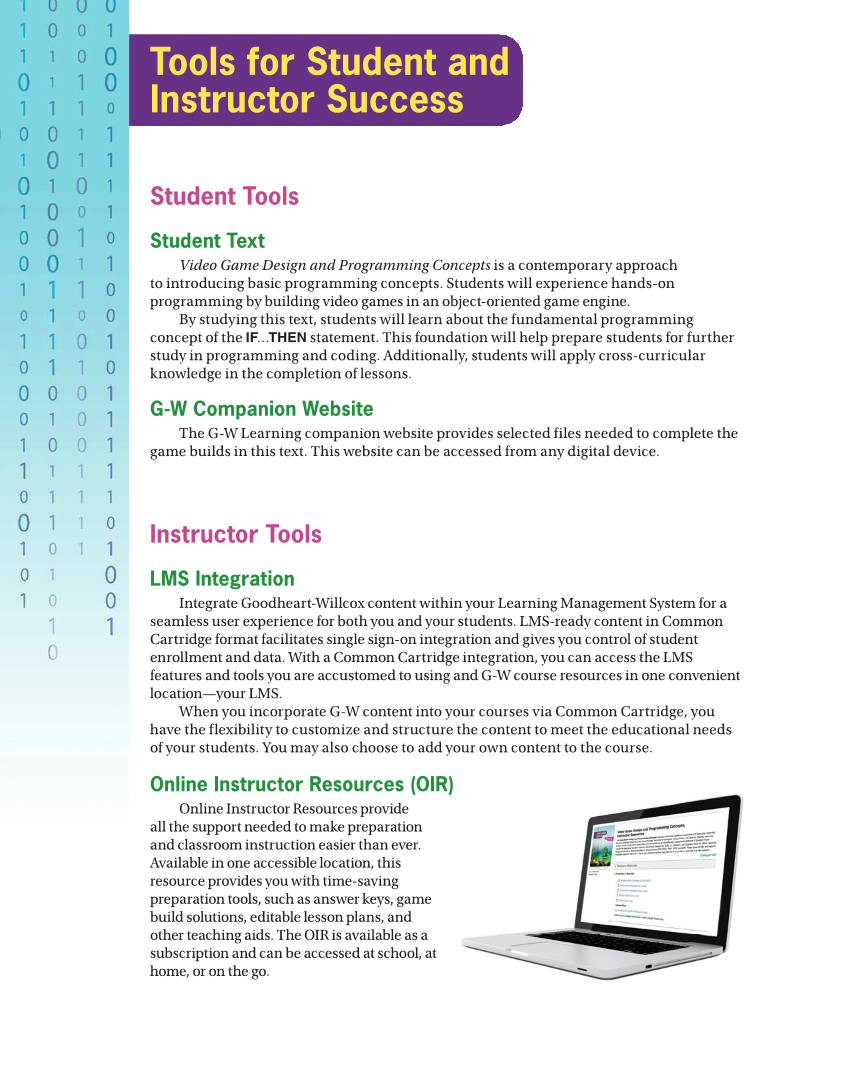 Video Game Design and Programming Concepts, 1st Edition page M4