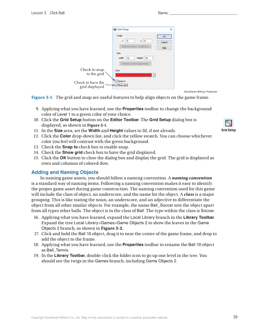 Video Game Design and Programming Concepts, 1st Edition page 39