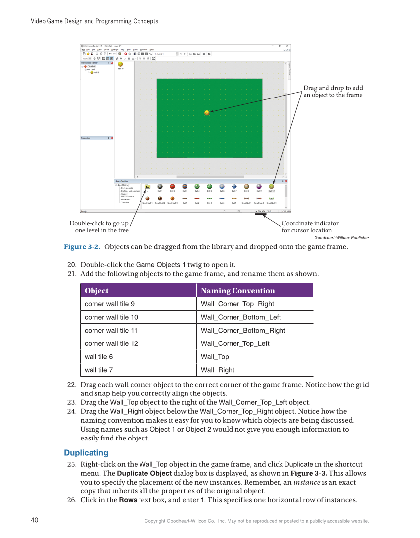 Video Game Design and Programming Concepts, 1st Edition page 40