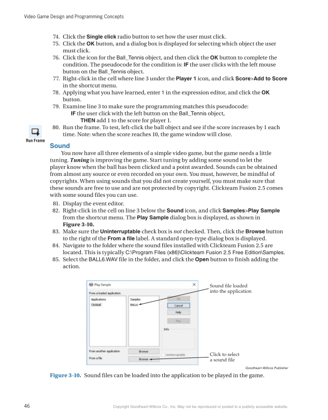 Video Game Design and Programming Concepts, 1st Edition page 46