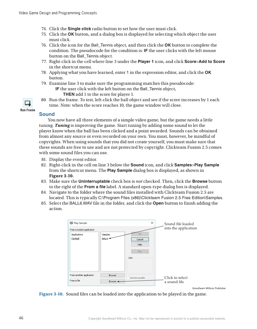 Video Game Design and Programming Concepts, 1st Edition page 46