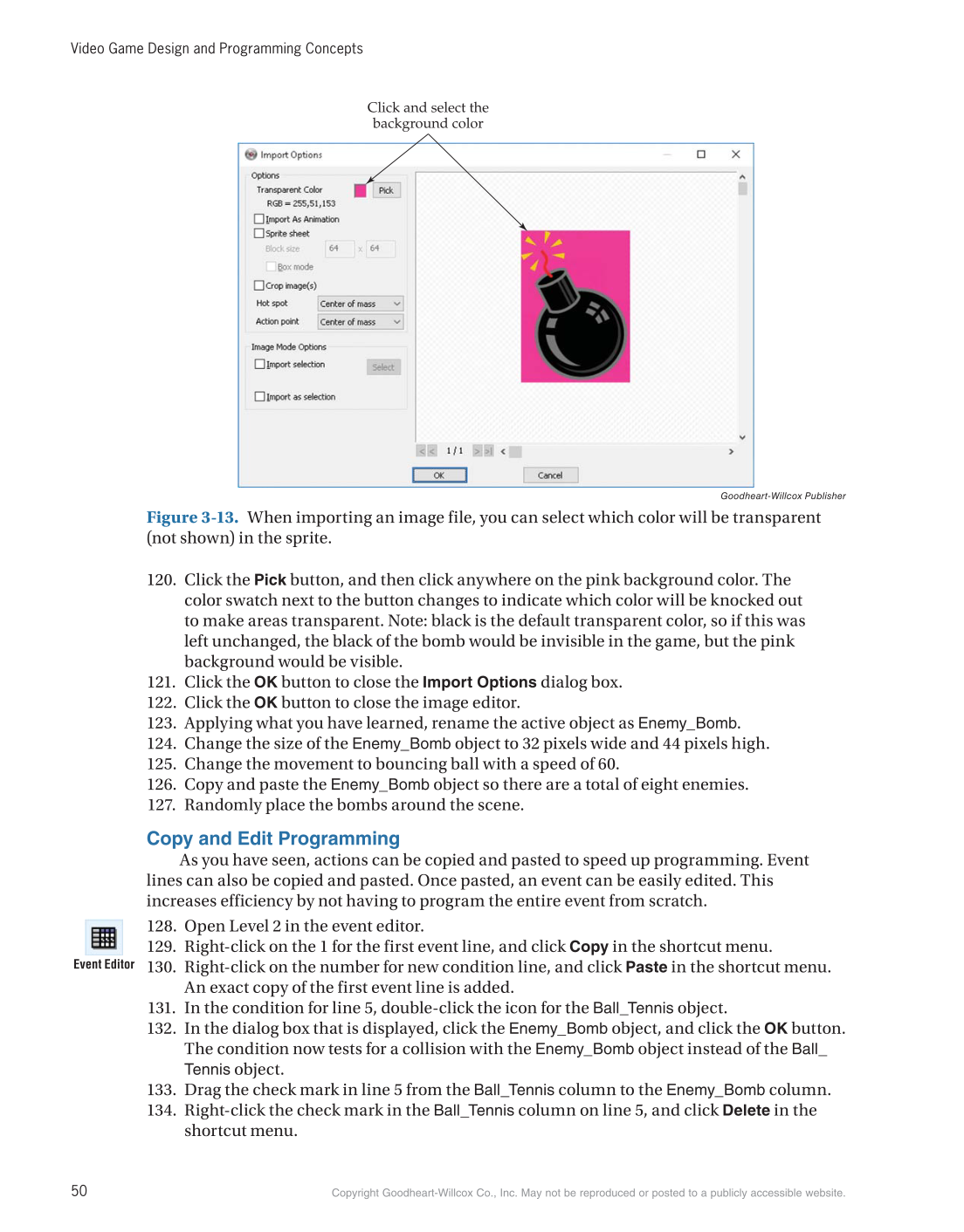 Video Game Design and Programming Concepts, 1st Edition page 50