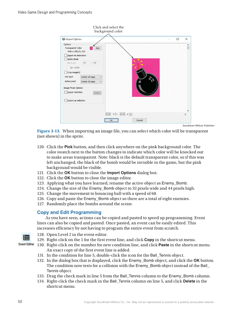 Video Game Design and Programming Concepts, 1st Edition page 50