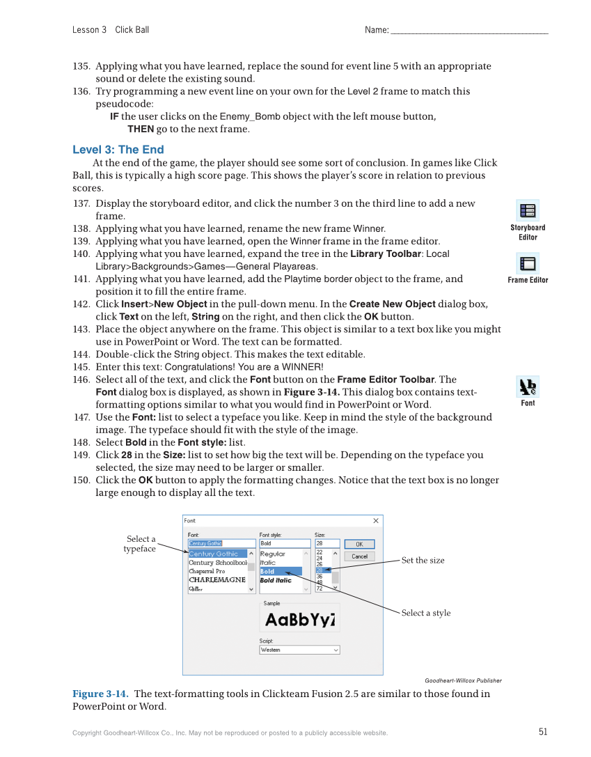Video Game Design and Programming Concepts, 1st Edition page 51
