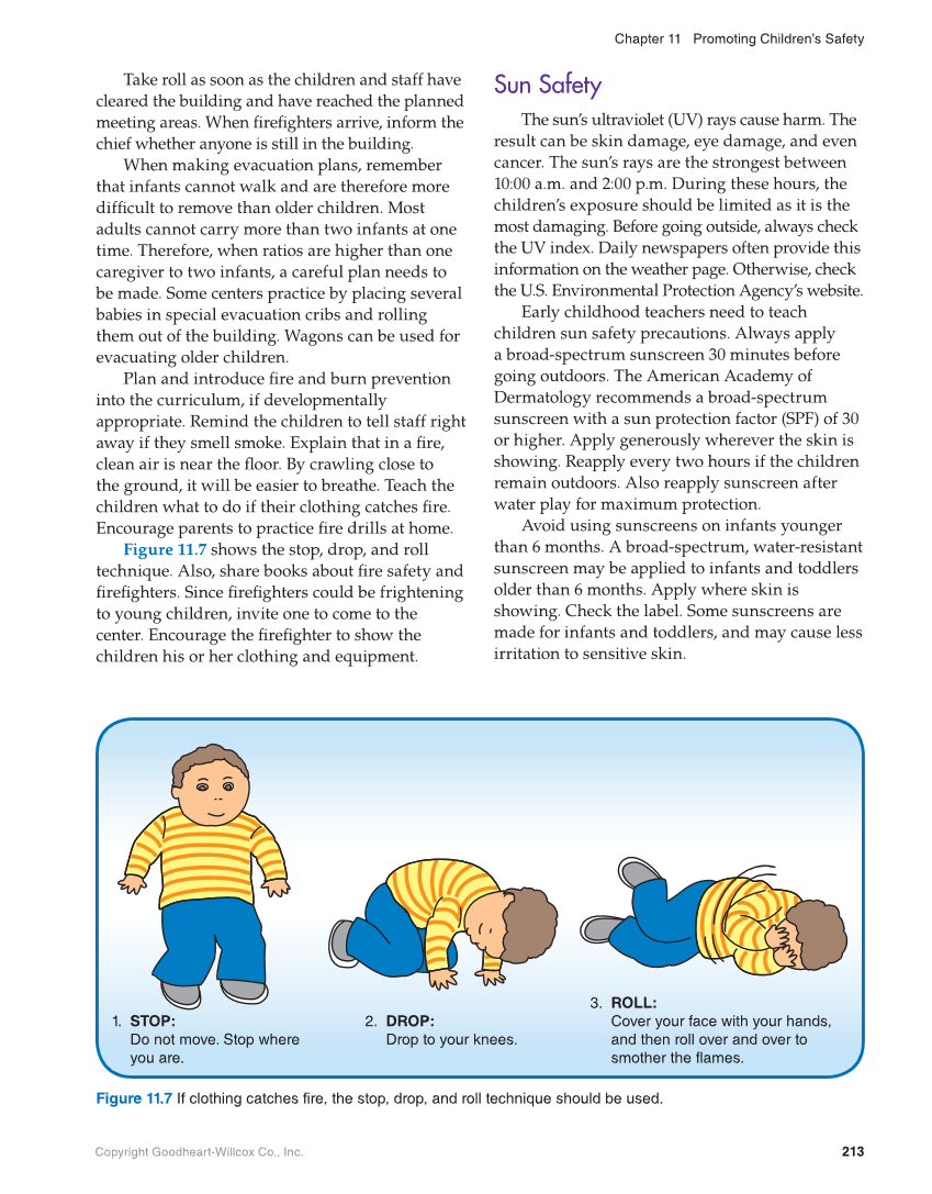 Working with Young Children, 9th Edition page 213