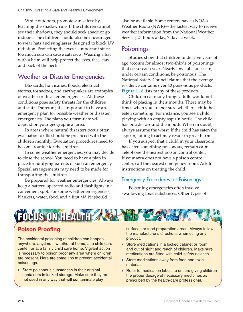 Working with Young Children, 9th Edition page 214