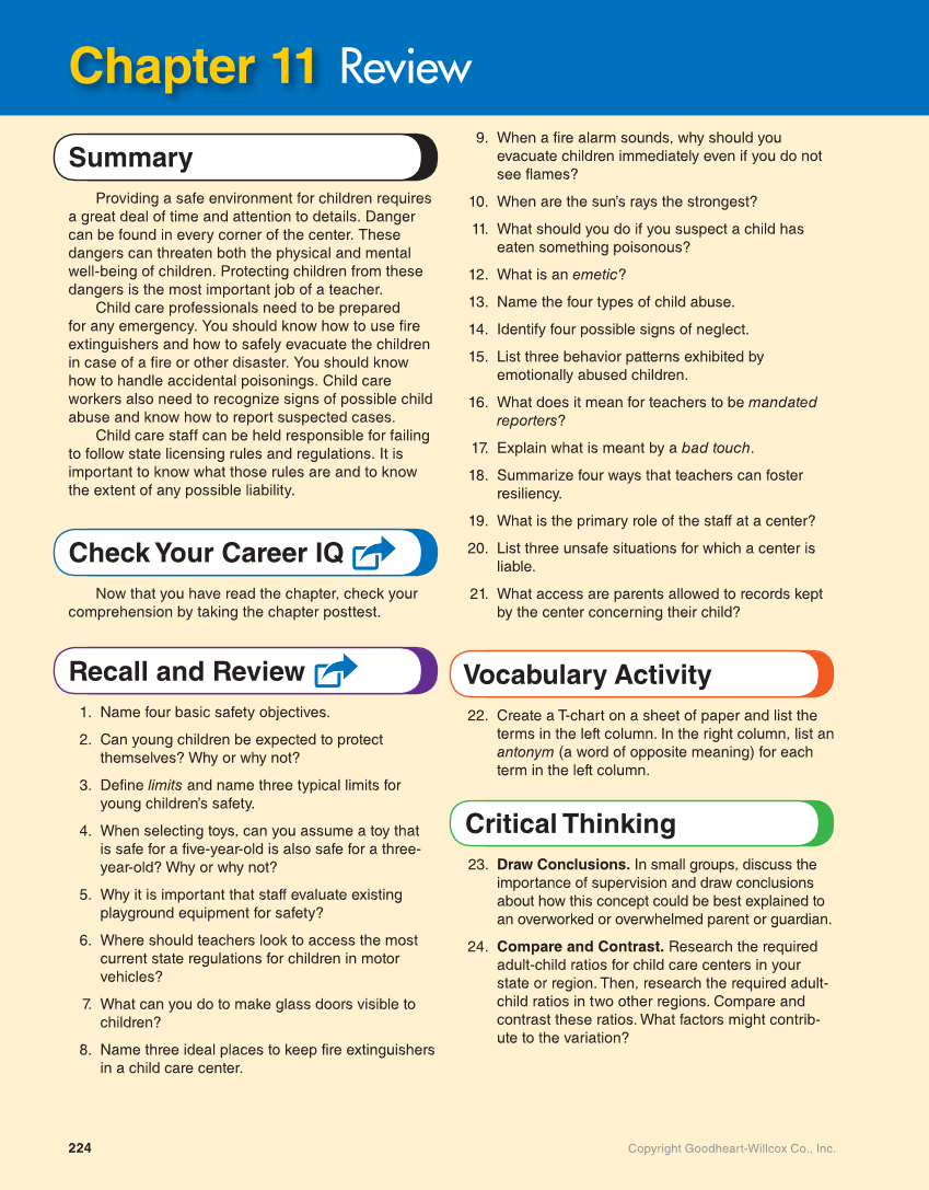 Working with Young Children, 9th Edition page 224