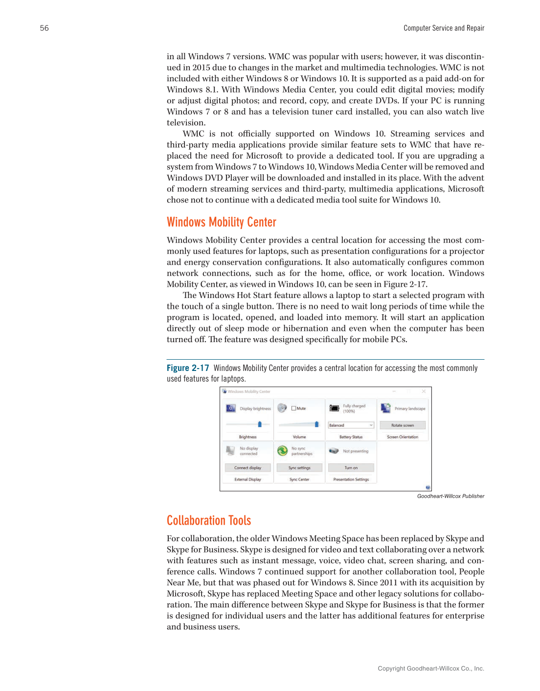 Computer Service and Repair, 5th Edition page 74