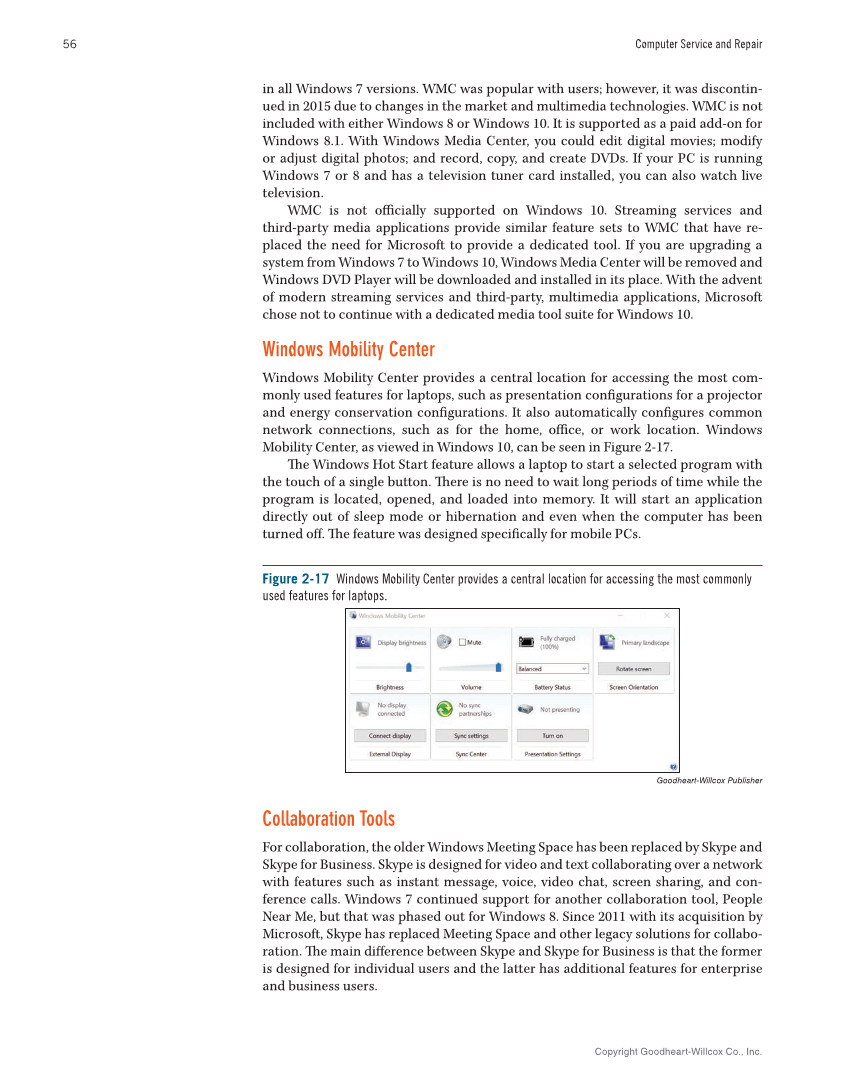 Computer Service and Repair, 5th Edition page 74