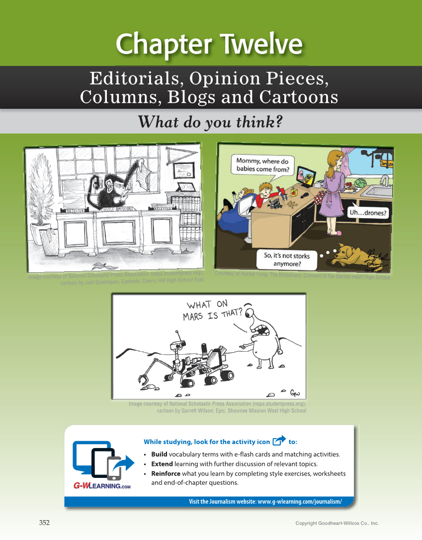 Journalism: Publishing Across Media, 2nd Edition page 352