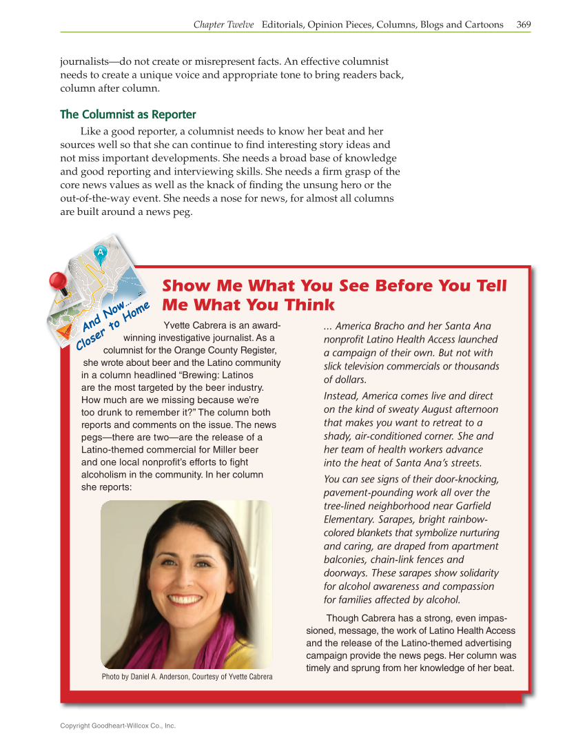 Journalism: Publishing Across Media, 2nd Edition page 369