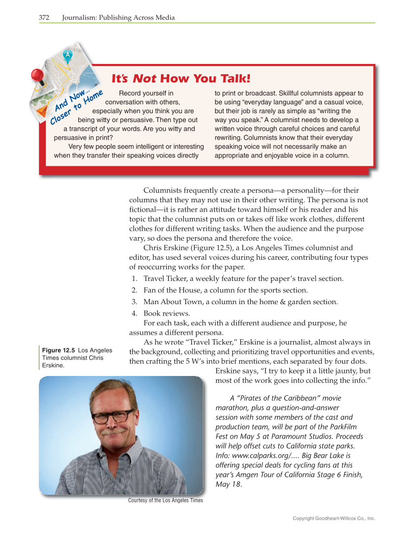 Journalism: Publishing Across Media, 2nd Edition page 372