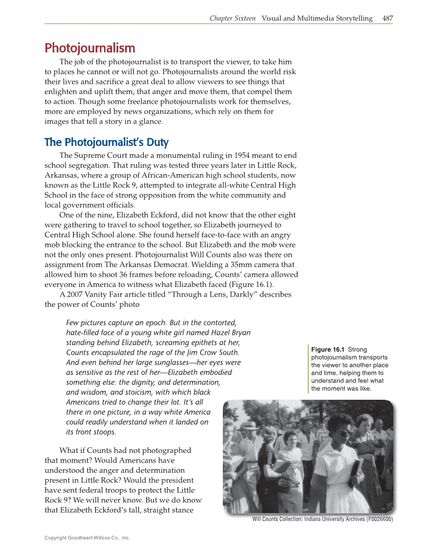 Journalism: Publishing Across Media, 2nd Edition page 487