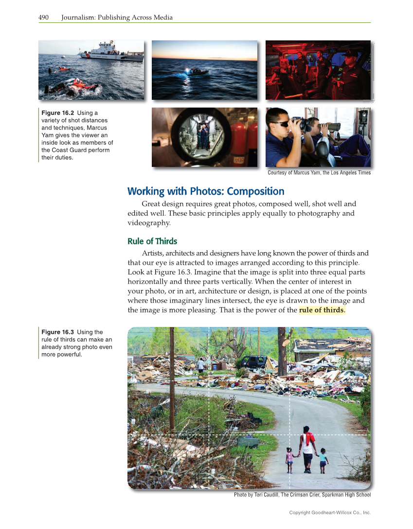 Journalism: Publishing Across Media, 2nd Edition page 490