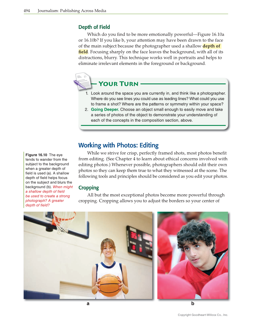 Journalism: Publishing Across Media, 2nd Edition page 494