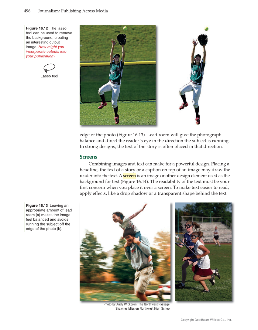 Journalism: Publishing Across Media, 2nd Edition page 496