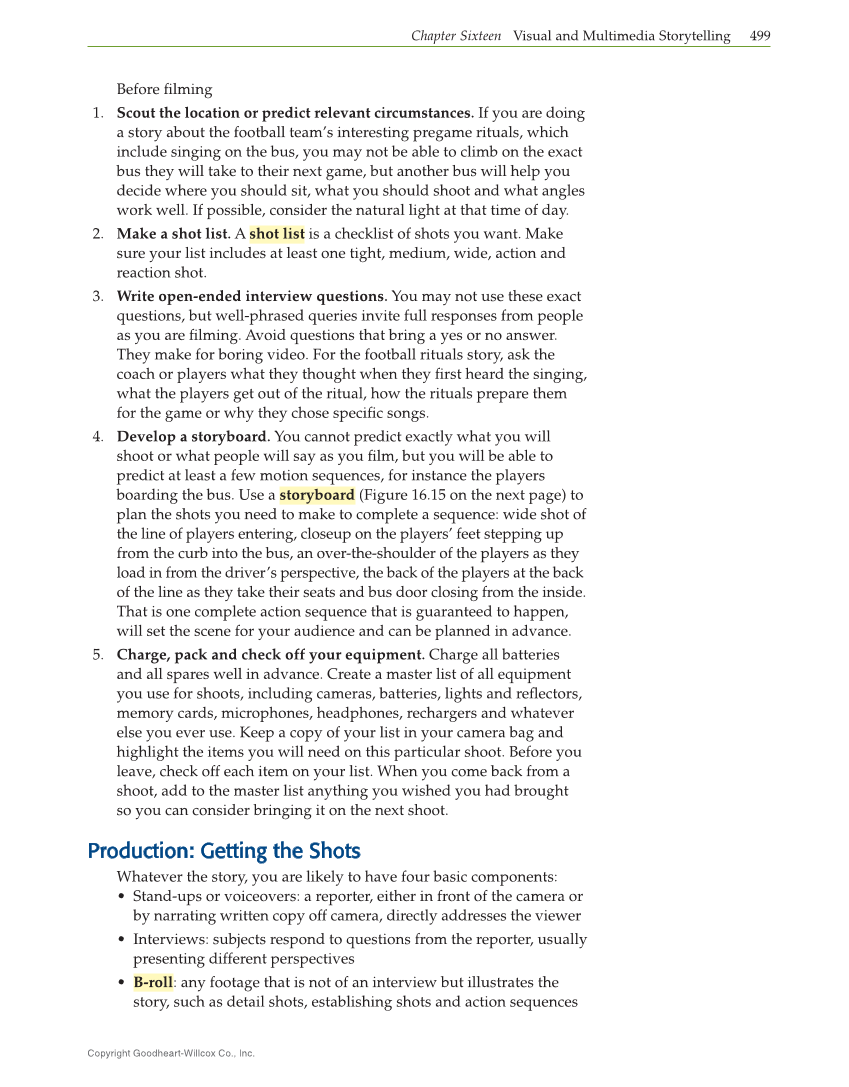 Journalism: Publishing Across Media, 2nd Edition page 499