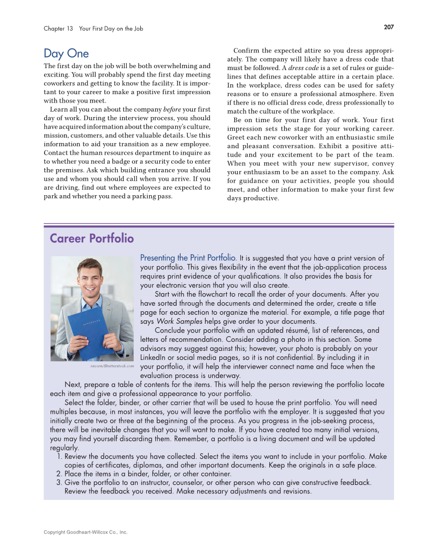 Connect to Your Career 3e page 207